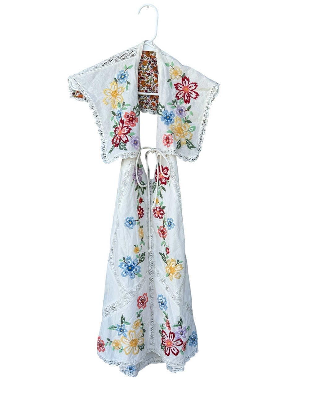 NWT Free People Willow Embroidered Mini Dress - Size Small - White - Cottagecore - Picture 8 of 16